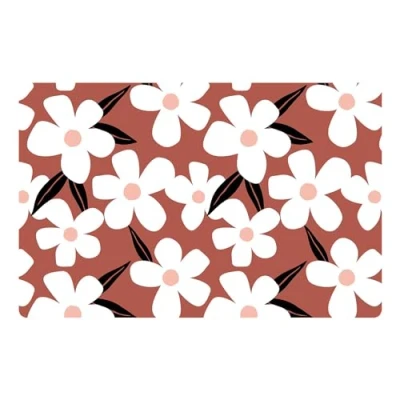 Image of douceur d&#039;intérieur, Placemat (28.5 x 44 cm) Darcy Terracotta, Polypropylene Opaque