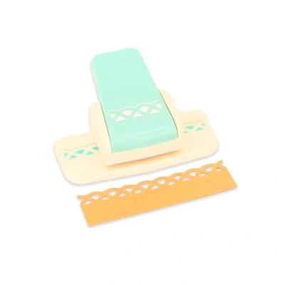 Image of Craftelier Pressure Lever Punch for Making Decorative Arc Shaped Edges on Paper and Card, Die Cut, Perfect Scrapbooking Crafts