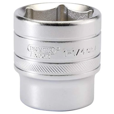 Image of Draper 6 Point Imperial Socket, 1/2&quot; Sq. Dr., 1.1/4&quot;