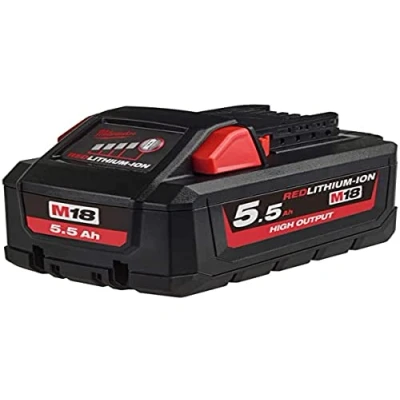 Image of M18 HB5.5 HIGH Output™ Slide Battery Pack 18V 5.5Ah Li ion