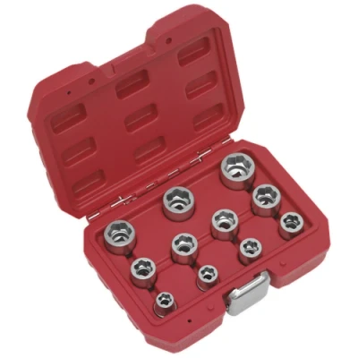 Image of Sealey Premier Bolt Extractor Socket Set 11pc 3/8&quot;Sq Drive Metric
