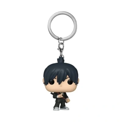 Image of Funko Pop! Keychain: CSM Aki Hayakawa Chainsaw Man Novelty Keyring Collectable Mini Figure Stocking Filler Gift Idea Official Merchandise Anime Fans Backpack Decor