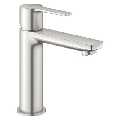 Image of GROHE Lineare New Basin Mixer 1/2&quot;S Size Supersteel 23106DC1