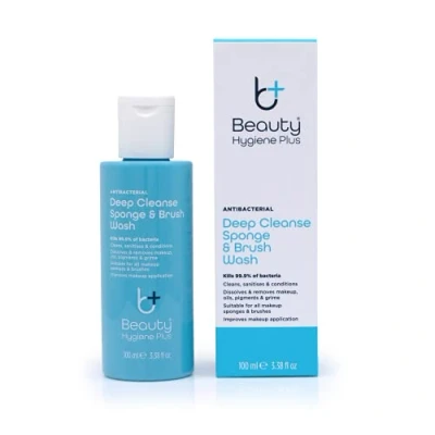 Image of Beauty Hygiene Plus Deep Cleanse makeup Sponge &amp; Brush Wash Conditioning Antibacterial 100ml