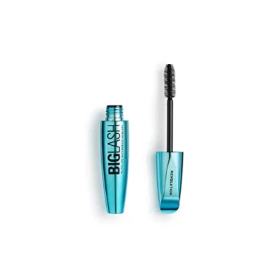 Image of Revolution Beauty, Big Lash Volume Waterproof Mascara, Volumising &amp; Lengthening with a Lightweight Feel, Fast Drying, Vegan Cruelty Free, Jet Black