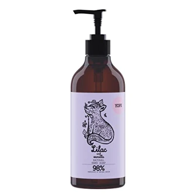 Image of YOPE Natural Hand Wash Vanilla Extract Lilac Hydrolate Neutral pH Moisturising Soothing and 500 ml