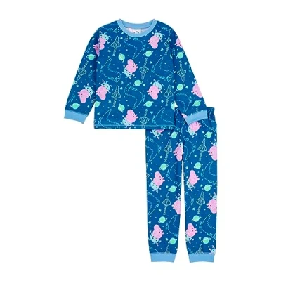 Image of George Pig Boys Pyjamas Pjs Set, Official Merchandise 6 7 Years Blue