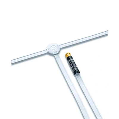 Image of Oehlbach Digital Wire Two Passive DAB+ Throwing Antenna for DAB Radio Reception 75 Ohm Indoor with Flexible Use and Wall Mounting White
