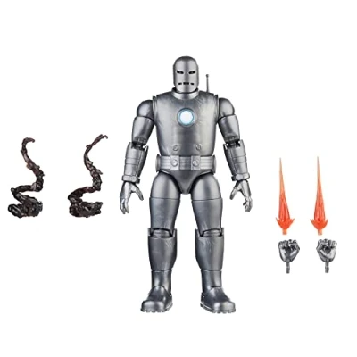 Image of Marvel Hasbro Legends Series Iron Man (Model 01) Avengers 60th Anniversary Collectible 6 Inch Action Figure