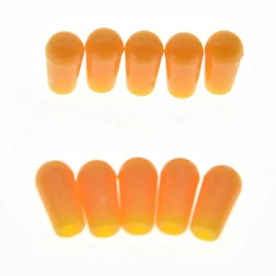 Image of Dopro 5pcs USA Thread Guitar Toggle Switch Tips Knob For USA/Switchcraft Pickup Selector Amber