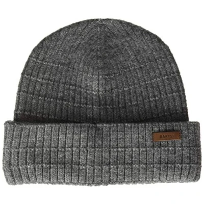 Image of Barts Men&#039;s Varde Beanie Beret, Grey (Dark Heather 0019), One Size