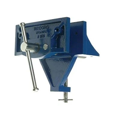Image of Record Irwin V150B Medium Duty Woodcraft Vice with Table Clamp 6/150mm