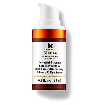 Image of Kiehl&#039;s Powerful Strength Line Reducing &amp; Dark Circle Diminishing Vitamin C Eye Serum 15ml
