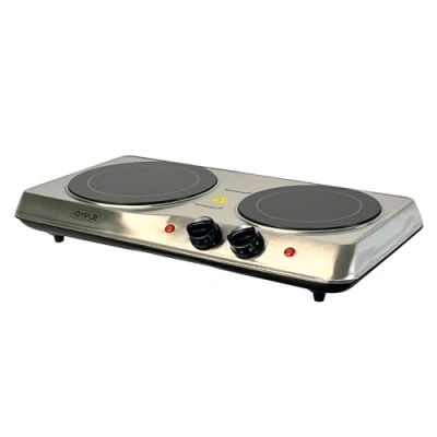 Image of Oypla 2000W Ceramic Portable Infrared Electric Double Hot Plate Hob