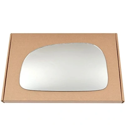Image of Less4spares Wing Mirror Glass Left Compatible with Hyundai Santa Fe 2000 2005 STICK ON Passenger Near Side Convex