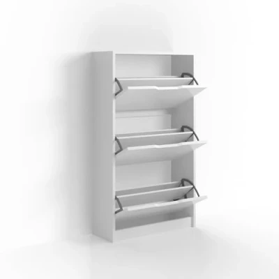 Image of Vicco Shoe tipper Luca, White, 59 x 105 cm 3 compartments