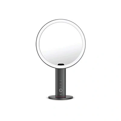 Image of EKO iMira Magnifying Mirror with Light USB Rechargeable Double Sided LED Smart Sensor Advanced Ultra Clear Up Makeup 5x Magnification, Dark Grey 20cm