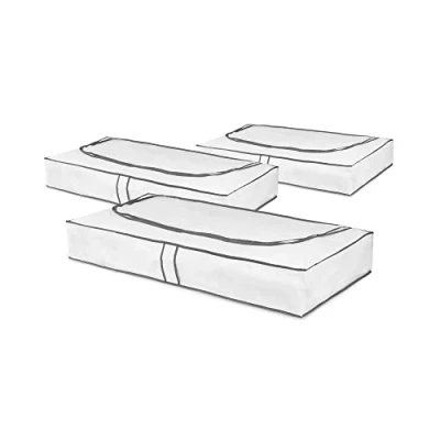 Image of Compactor Set of 3 Under Bed Neotex Bags, 45 x 108 H 15 cm, N.W 0.11 Kg, White, Non Applicable
