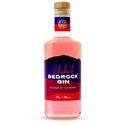 Image of Bedrock Rhubarb Gin 40 Percent ABV 50 cl