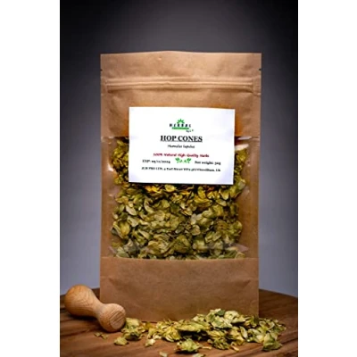Image of Hops Tea Whole Leaf Dried Herb 30g Hop Cone Relax Calm Humulus Lupulus Herbal Remedies by J. chmiel szyszki