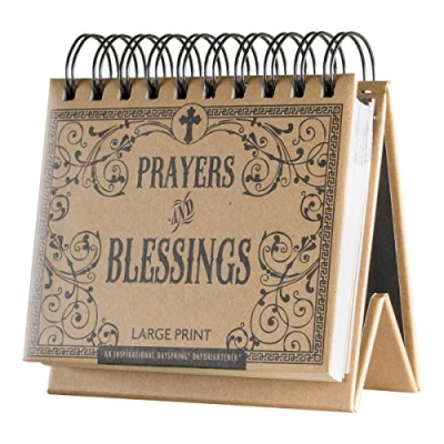 Image of DaySpring Prayers and Blessings Large Print An Inspirational DayBrightener Perpetual Calendar