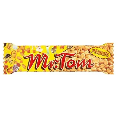 Image of Mr. Tom Original Peanut Bars sweets x 10 From Toffeeworld
