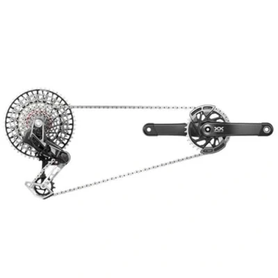 Image of Sram Groupset Xx T Type Eagle Transmission Axs (Rd W/Battery/Charger/Cord, Ec Pod Ult, Fc Q174 55Mm Chainline Dub Mtb Wide W/Dm 32T Cr W/2 Guards, Cn 126L, Cs Xs 1297 10 52T)