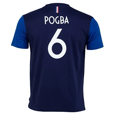 Image of Equipe de France Football FFF T Shirt Paul Pogba Official Collection Men&#039;s Size