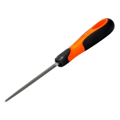 Image of Bahco BAH16062H 16062H Handled Square Second Cut File 1 160 06 2 150mm (6in), Orange, 6&quot;