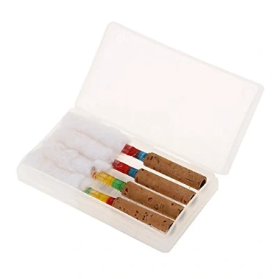 Image of Oboe Reeds with Plastic Storage Box, 4Pcs Medium Soft Reed Wind Instrument Replacement Parts