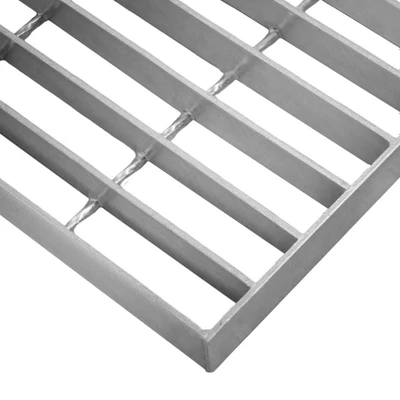 Image of Galvanised Grating Floor Forge Walkway Mesh Panel Grid Drainage Gutter Vent Heavy Duty Weatherproof Steel Zinc Coated 800mm x 30mm 4mm Metal Thickness 640kg Load Capacity
