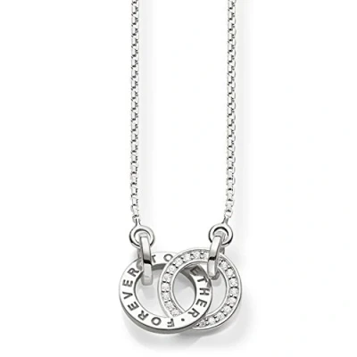 Image of Thomas Sabo Women Necklace Forever Together 925 Sterling Silver KE1488 051 14 L45V