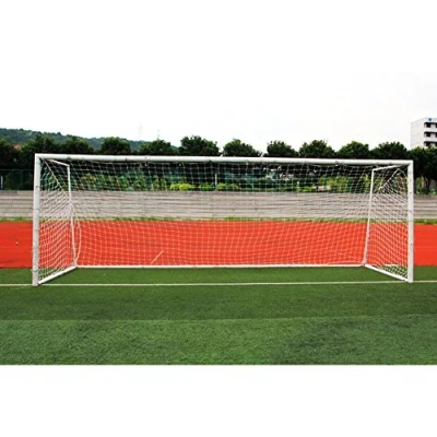 Image of VGEBY Football Replacement Net, Soccer Goal Net Standard Size 5/7/11 for Feild Match (Color : White, 24 * 8ft 11 People) Sportnet Supplies