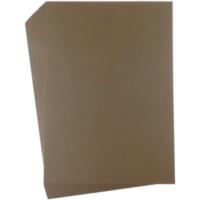 Image of Enveloprint Card, Marron, 240 gsm, A4, Sheet of 25