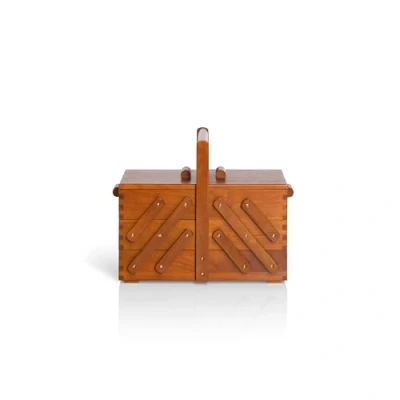 Image of Prym Sewing Basket, Wood, Brown, M