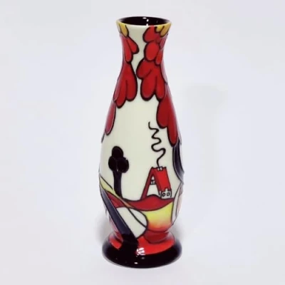 Image of Old Tupton Ware Noon Art Deco Design Vase