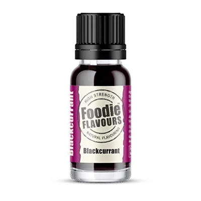 Image of Foodie Flavours Natural Blackcurrant Flavouring, High Strength 15ml