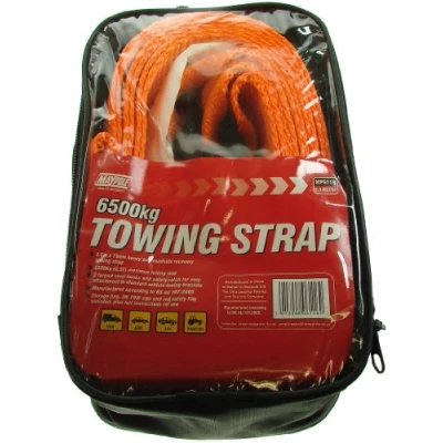 Image of Maypole 6500 kg 3.5 m Heavy Duty Roadside Recovery Straps for Cars, Vans, 4x4s and Tractors