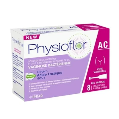 Image of Laboratoires IPRAD Physioflor AC Vaginal Gel 8 Single Doses
