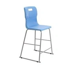 Image of Titan High Chair Size 5 610mm Seat Height Sky Blue T62 CB