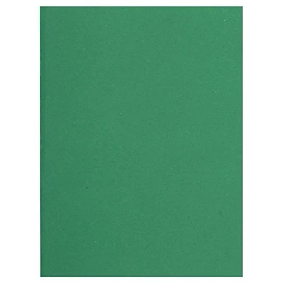 Image of Exacompta Ref 150004E Forever Collection Flash Square Cut Folders 220 x 310mm in Size, Suitable for A4 Documents, 80gsm Recycled Paper Green (100 Pack)