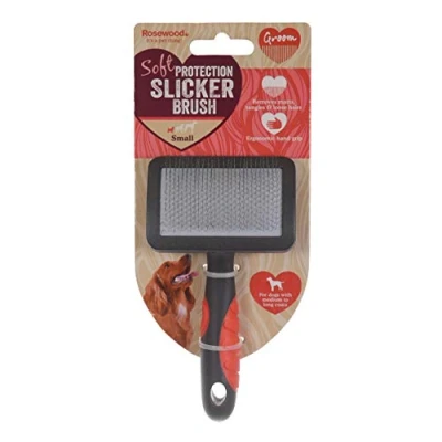 Image of Rosewood Soft Protection Slicker Brush for Dogs, Small