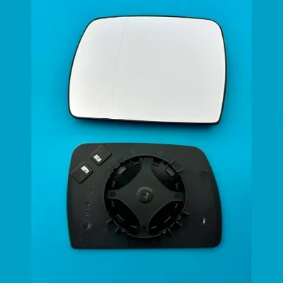 Image of Compatible with BMW X3 (2004 to 2010) Wing Mirror Glass Heated Base Wide Angle Left Hand Passenger Side