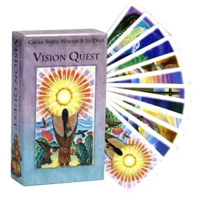 Image of Yedaoiu Vision Quest Tarot Cards With Meanings On Them,Tarot And Book for Beginners Set