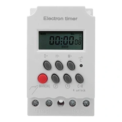 Image of 220VAC 30A Timer Switch, KG316T III Electronic Microcomputer Intelligent Large Current, 88 x 54 42mm