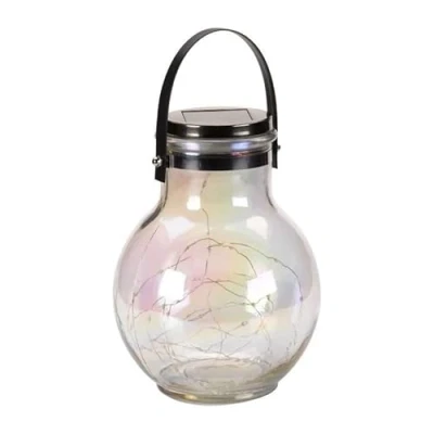 Image of Smart Solar Firefly Opal Lantern Set of 2, Multicoloured (1080117)