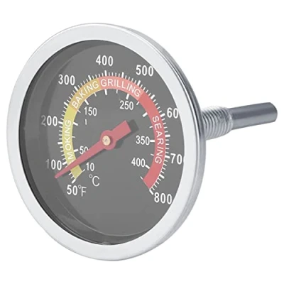 Image of 50 800℉ Stainless Steel BBQ Thermometer Temperature Gauge for Barbecue Cooking Oven