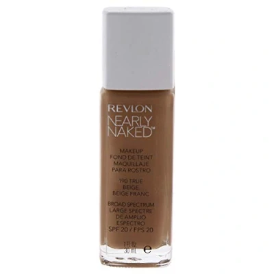 Image of Revlon Nearly Naked Foundation Number 190, True Beige