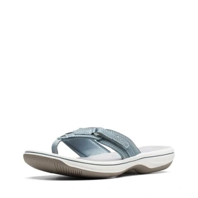 Image of Clarks Women&#039;s 26142610 Flip Flop, Rose Gold, 7.5 UK