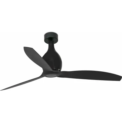 Image of Mini Eterfan Matt black ceiling fan 3 Blades with DC motor